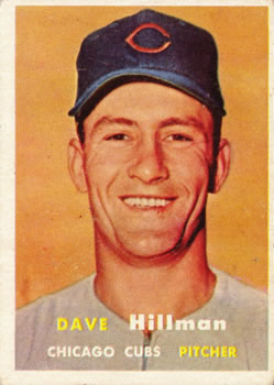 1957 Topps #351 Dave Hillman RC