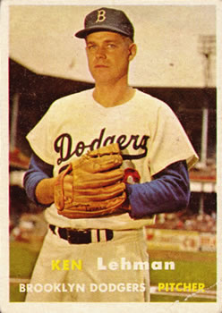 1957 Topps #366 Ken Lehman