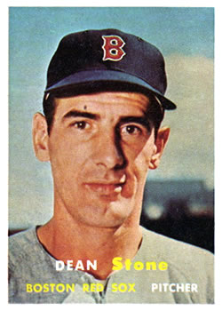 1957 Topps #381 Dean Stone