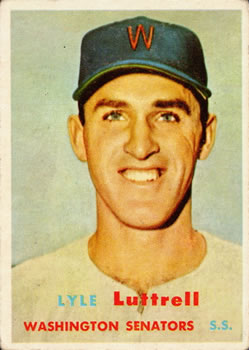 1957 Topps #386 Lyle Luttrell RC