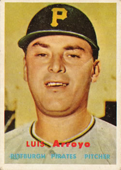1957 Topps #394 Luis Arroyo