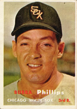 1957 Topps #395 Bubba Phillips