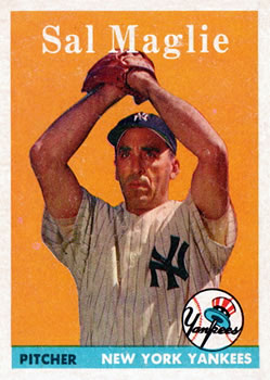 1958 Topps #43 Sal Maglie