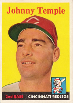 1958 Topps #205 Johnny Temple