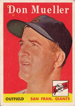 1958 Topps #253 Don Mueller