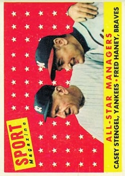 1958 Topps #475 All-Star Managers/Fred Haney/Casey Stengel