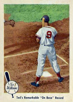 1959 Fleer Ted Williams #76 On Base Record