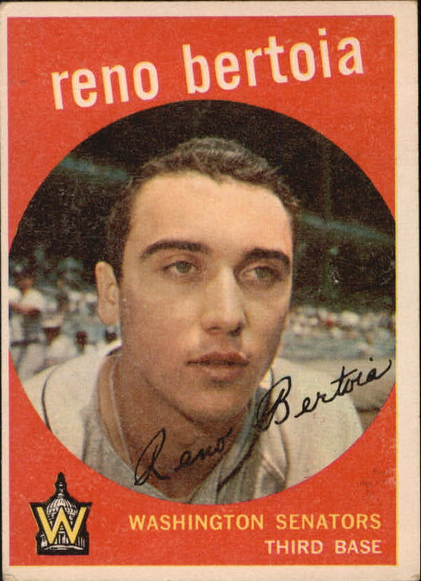 1959 Topps #84 Reno Bertoia