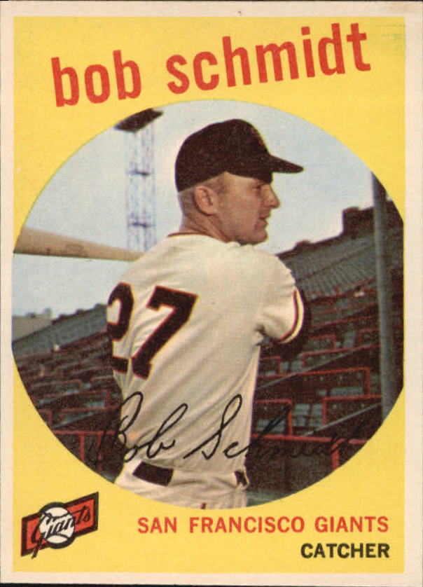 1959 Topps #109 Bob Schmidt