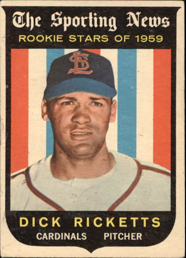 1959 Topps #137 Dick Ricketts RS RC