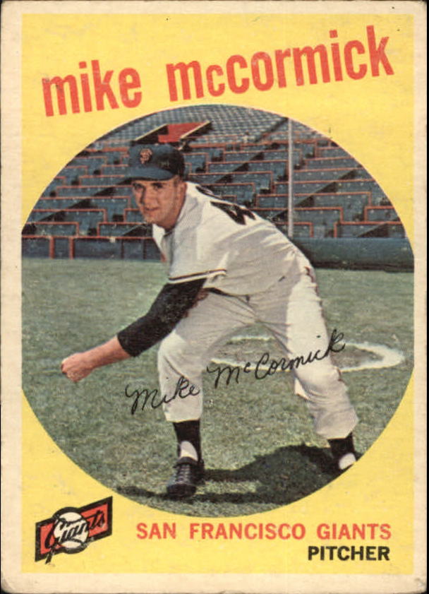 1959 Topps #148 Mike McCormick