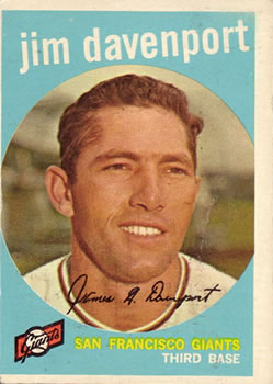 1959 Topps #198 Jim Davenport