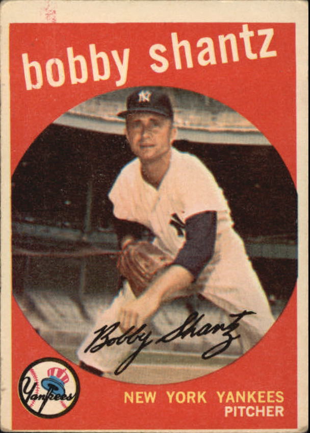1959 Topps #222A Bobby Shantz GB