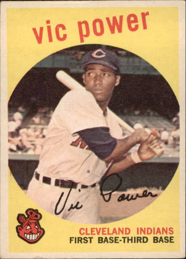 1959 Topps #229A Vic Power GB