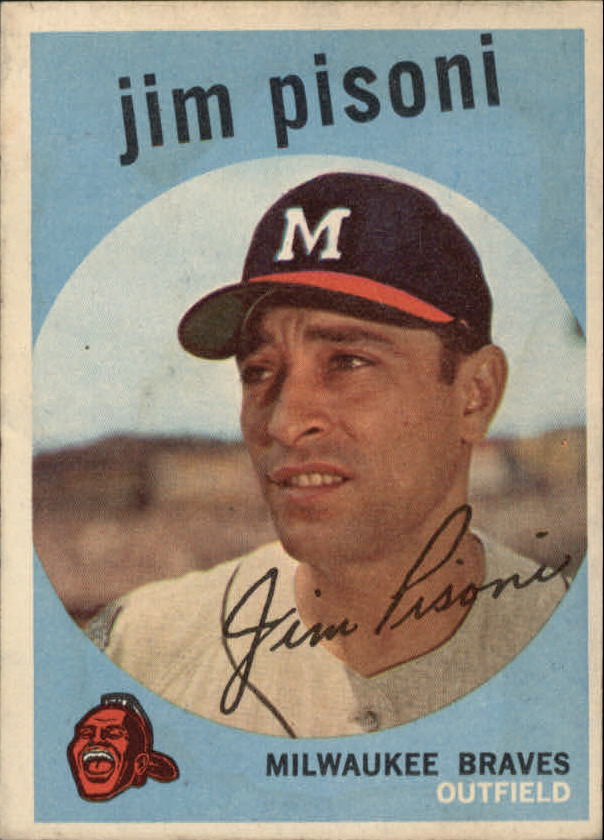 1959 Topps #259 Jim Pisoni
