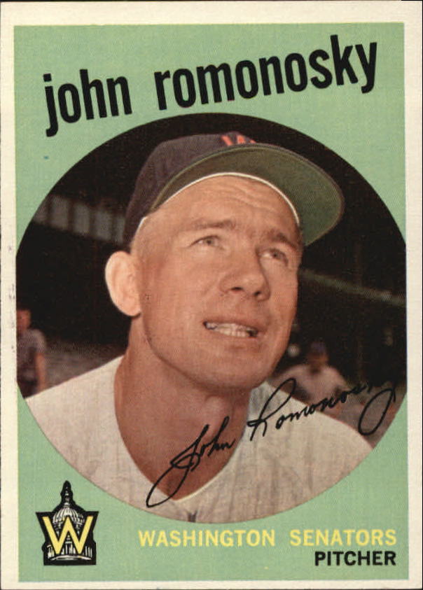 1959 Topps #267 John Romonosky RC