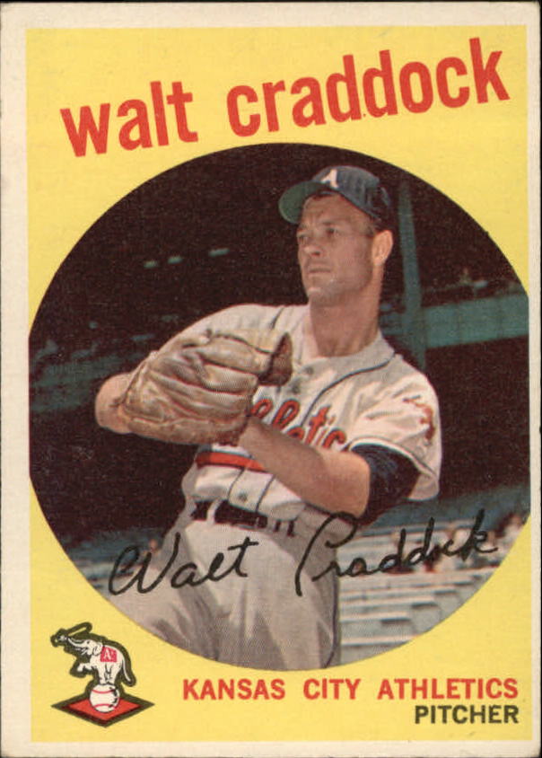 1959 Topps #281 Walt Craddock RC