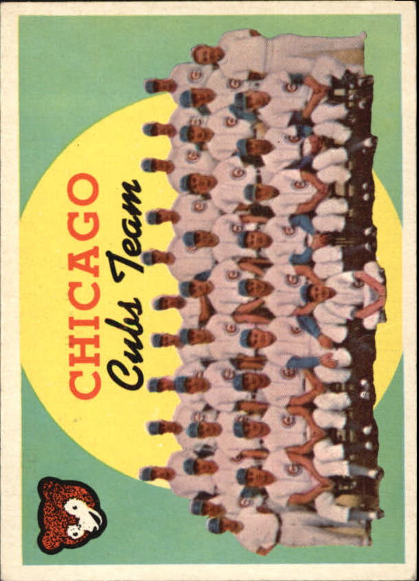 1959 Topps #304 Chicago Cubs CL