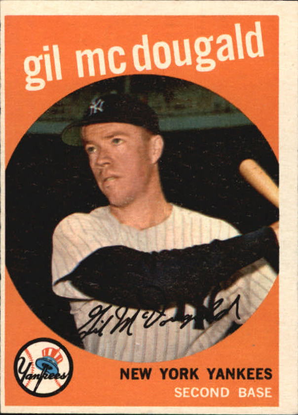 1959 Topps #345 Gil McDougald