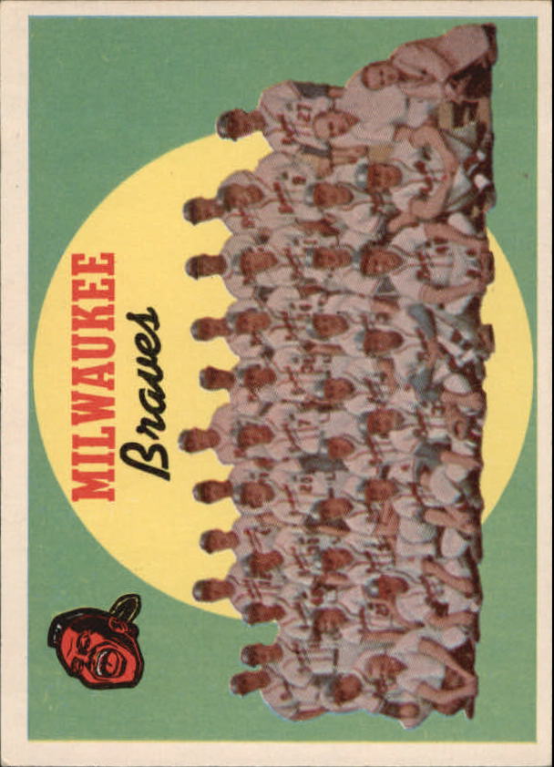 1959 Topps #419 Milwaukee Braves CL
