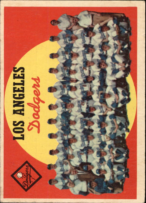 1959 Topps #457 Los Angeles Dodgers CL