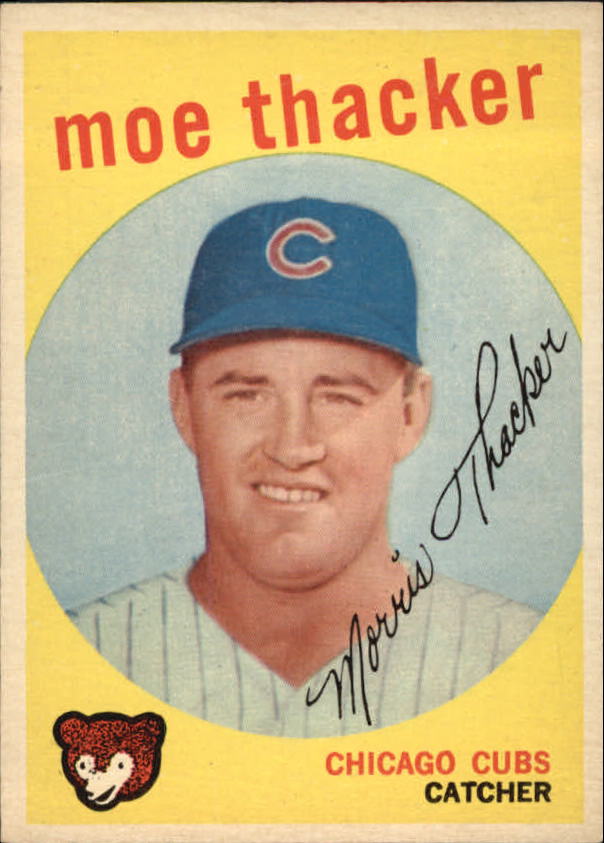 1959 Topps #474 Moe Thacker RC