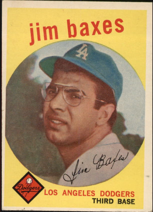 1959 Topps #547 Jim Baxes RC