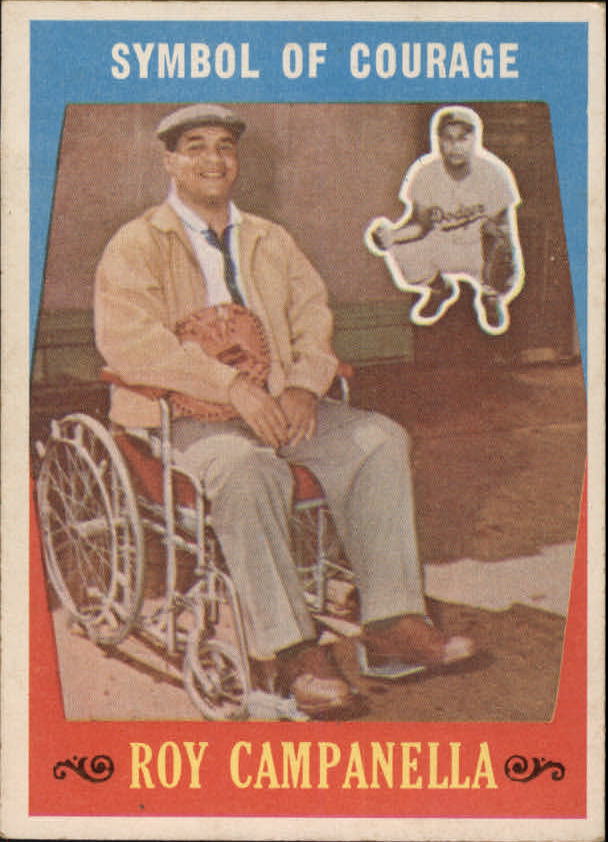 1959 Topps #550 Roy Campanella/Symbol of Courage