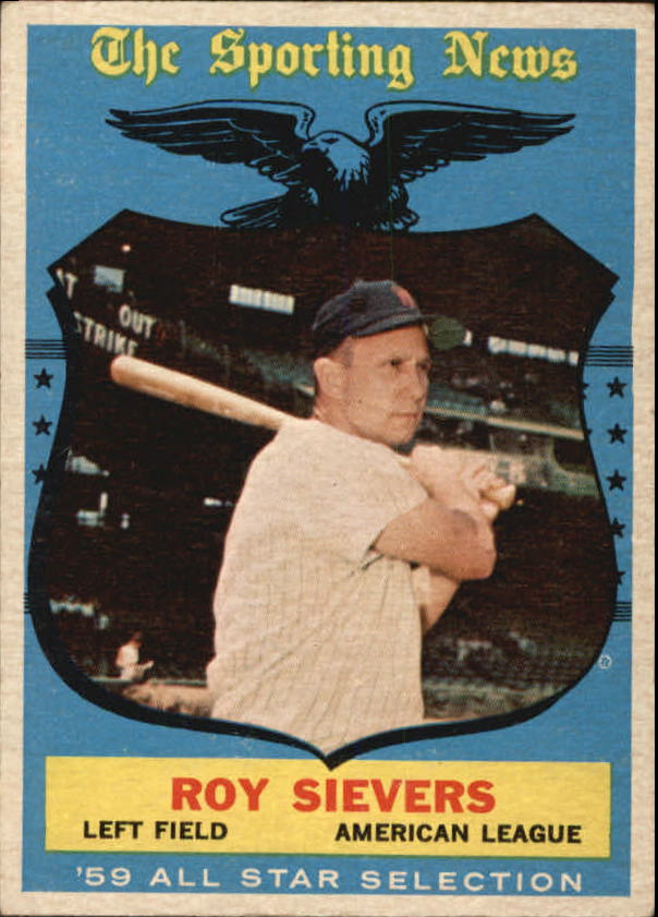 1959 Topps #566 Roy Sievers AS