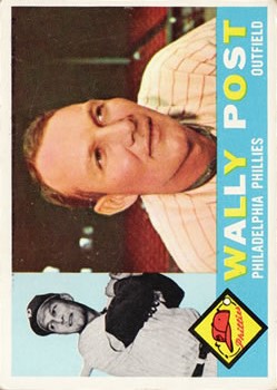 1960 Topps #13 Wally Post