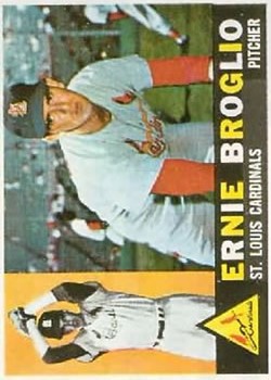 1960 Topps #16 Ernie Broglio