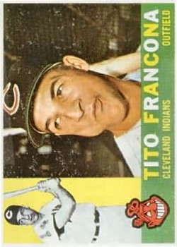 1960 Topps #30 Tito Francona