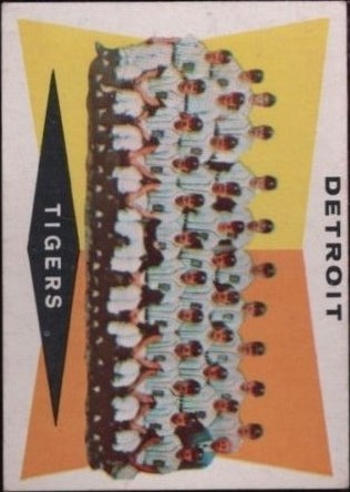 1960 Topps #72 Detroit Tigers CL