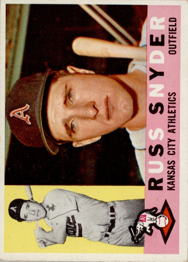 1960 Topps #81 Russ Snyder RC