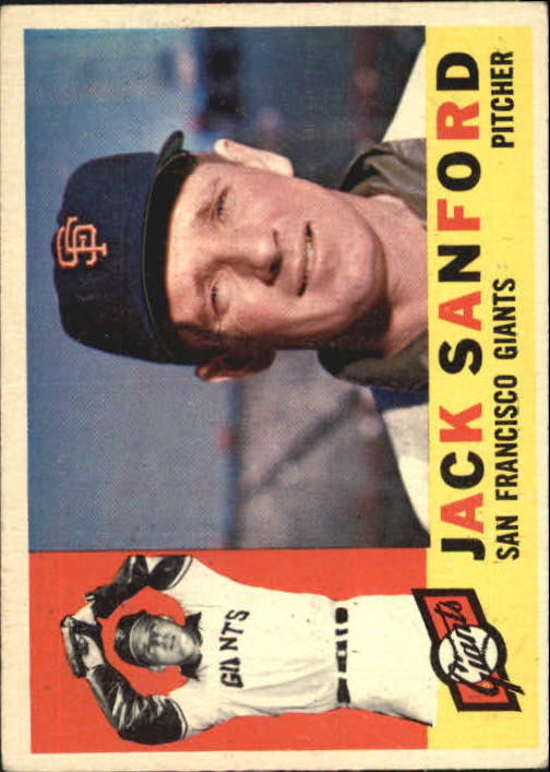 1960 Topps #165 Jack Sanford