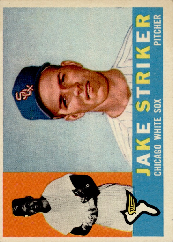 1960 Topps #169 Jake Striker RC