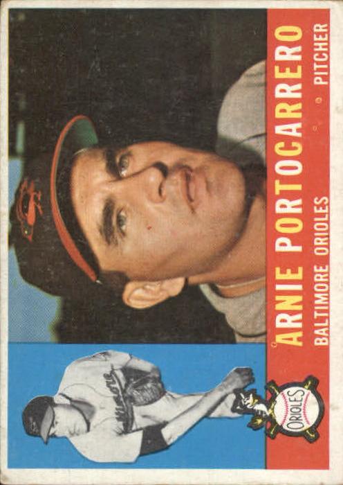 1960 Topps #254 Arnie Portocarrero