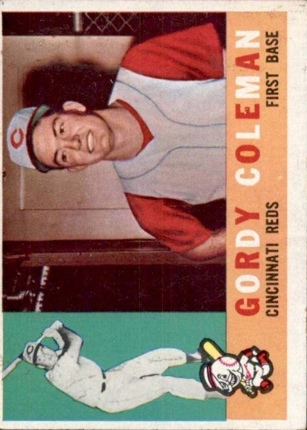 1960 Topps #257 Gordy Coleman RC