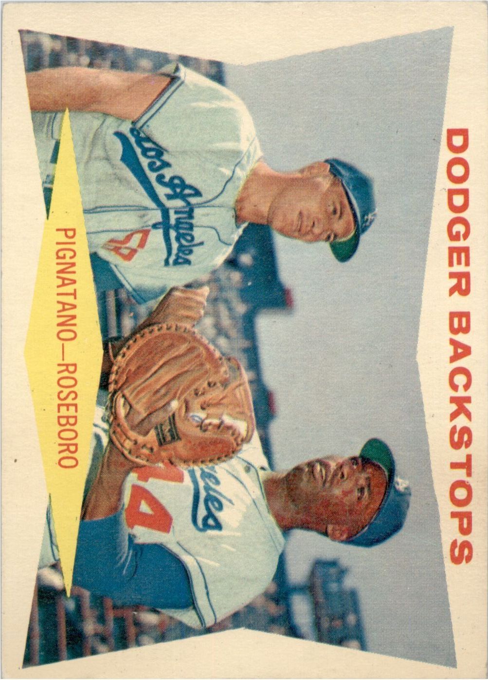 1960 Topps #292 Dodger Backstops/Joe Pignatano/John Roseboro