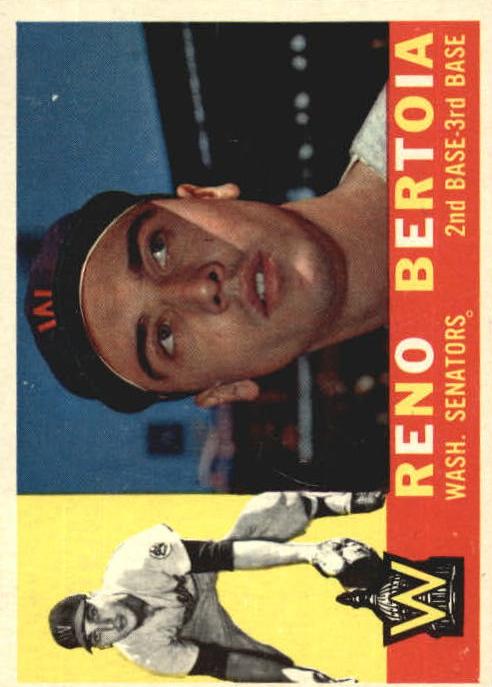 1960 Topps #297 Reno Bertoia