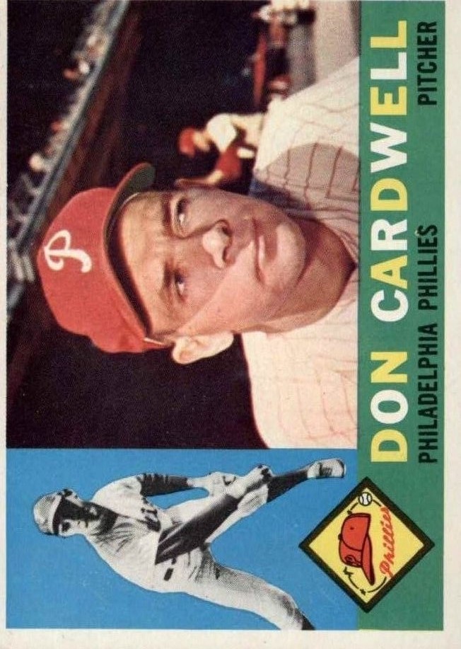 1960 Topps #384 Don Cardwell