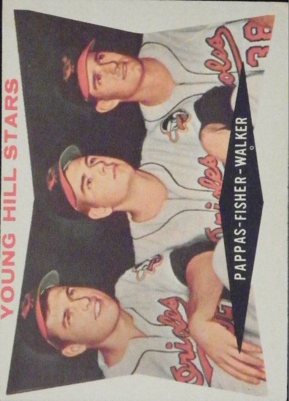 1960 Topps #399 Young Hill Stars/Milt Pappas/Jack Fisher/Jerry Walker