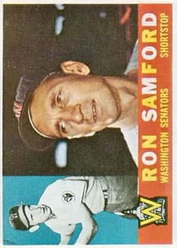 1960 Topps #409 Ron Samford