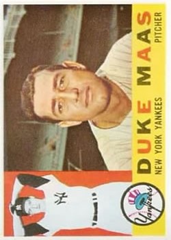 1960 Topps #421 Duke Maas