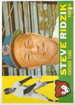 1960 Topps #489 Steve Ridzik