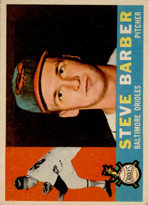 1960 Topps #514 Steve Barber RC