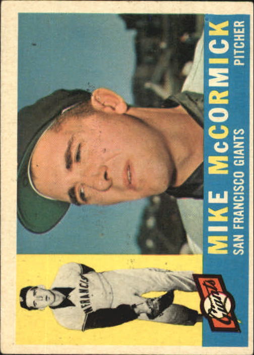 1960 Topps #530 Mike McCormick