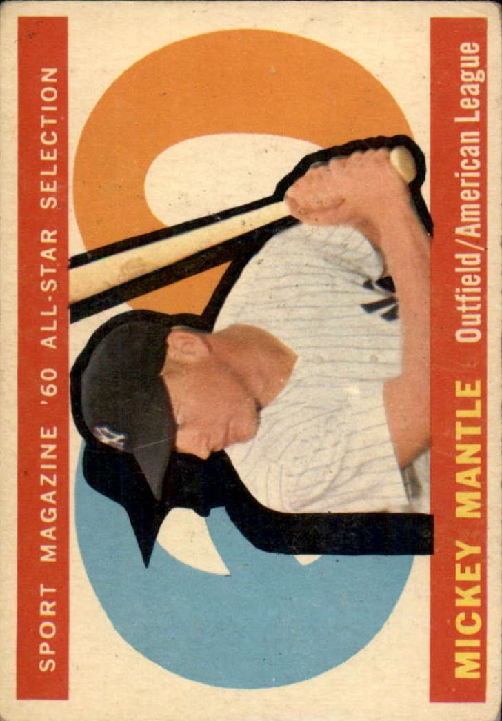 1960 Topps #563 Mickey Mantle AS