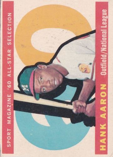 1960 Topps #566 Hank Aaron AS