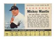 1961 Post #4A Mickey Mantle COM